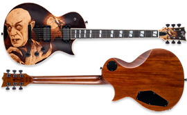 ESP USA Pyrograph Series  ECLIPSE Nosferatu 6/15 made   6-String Electric Guitar 2022